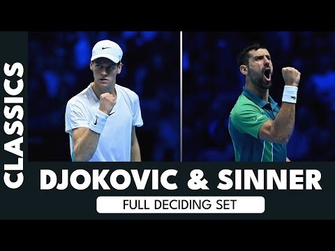 Novak Djokovic vs Jannik Sinner ROLLERCOASTER Deciding Set | Nitto ATP Finals 2023