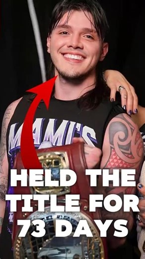 When Dominik Mysterio held the NXT North American Title for 73 days #wwe #wrestling #shorts