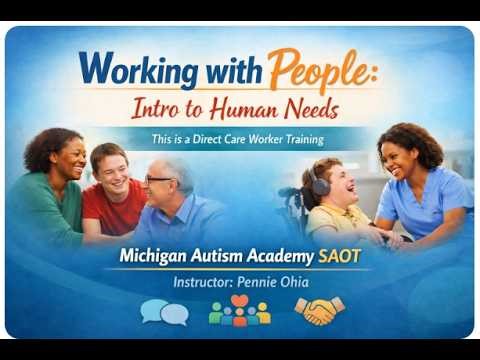 Working With People -Intro to Human Needs