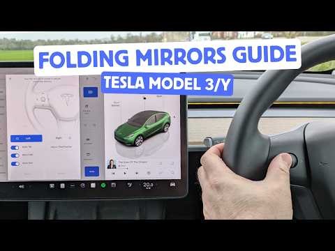 Tesla Beginner's Guide: Folding mirrors & saved locations