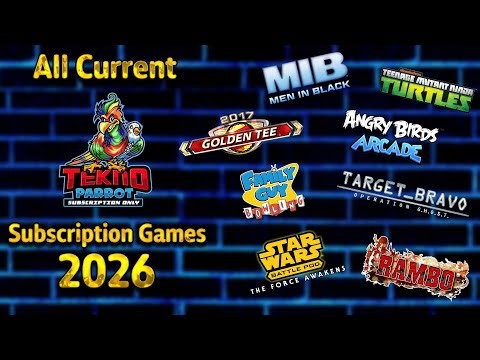 All Current Teknoparrot Subscription Only Games (2026) (80 Games)- #launchbox #bigbox #arcade