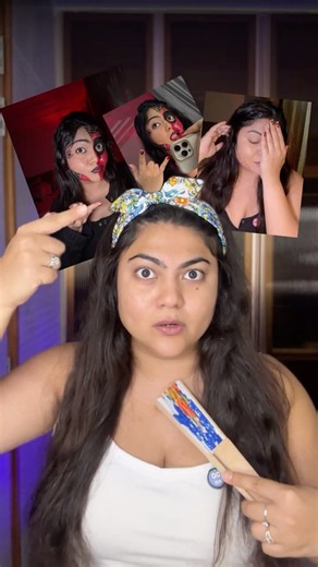 😭My face turned RED after this makeup transition! DIY facial kit review #facial #skincare #shorts