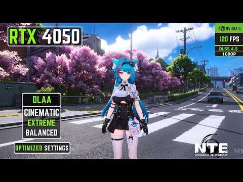 NTE : Neverness to Everness🔥RTX 4050 DLSS 4.5 FPS Test!