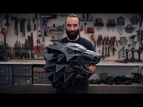 I Made the Stark House Wolf From 100 Pieces of Steel Using the xTool MetalFab