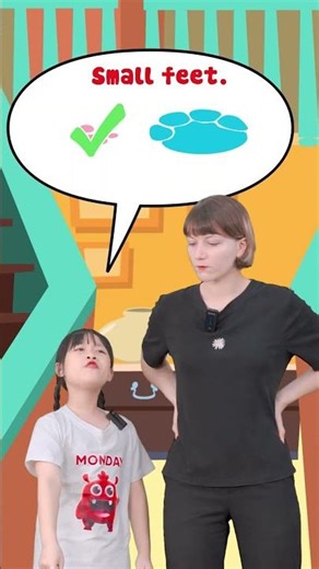 Hoạt hình tiếng Anh: Mimi bị lạc mất mèo - Finding my cat cartoon #short #baby #funny