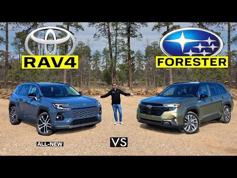 JAPANESE HEAVYWEIGHTS! -- 2026 Toyota RAV4 vs. Subaru Forester: Comparison
