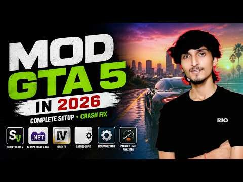 How To Mod GTA 5 in 2026 ✅ Complete Modding Guide + Crash Fix | ScriptHookV, OpenIV & More