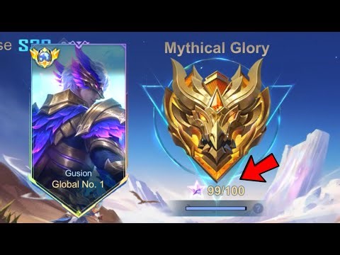 FINALLY TOP 1 GLOBAL GUSION!! + LAST MATCH BEFORE IMMORTAL