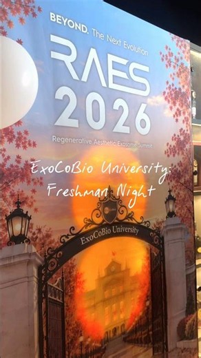 Inside ExoBioUniversity Korea: RAES 2026 BTS with Dr Fi with ASCE Exosomes