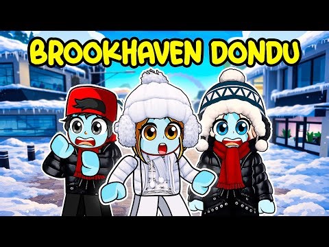 Brookhaven Dondu! 🧊 Alarm Verildi, Ece Harekete Geçti ❄️ Roblox Brookhaven🏡RP