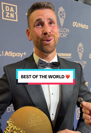 🦁❤️ Unai Simón, the best of the world. #UnaiSimon #BalónDeOro #ballondor #AthleticClub