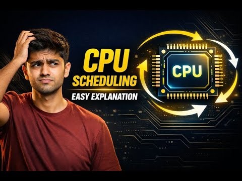 CPU Scheduling in OS | FCFS, SJF, Priority & Round Robin | Easy Explanation