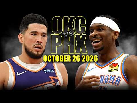 Oklahoma City Thunder vs Phoenix Suns Full Game Highlights - October 26, 2026 | NBA Season