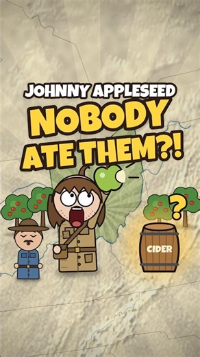 Nobody Ate Johnny Appleseed's Apples #geography #history #usa