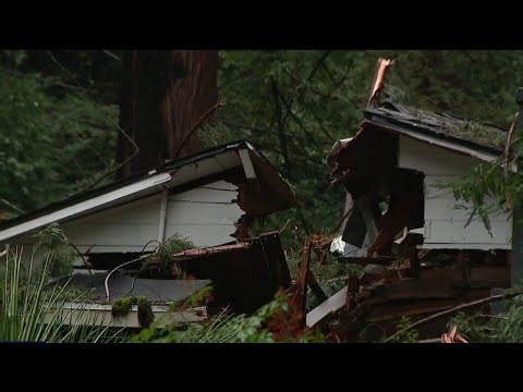 Tree destroys Guerneville home, family displaced | KTVU