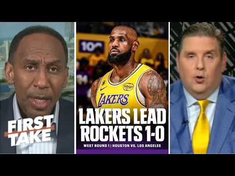 FIRST TAKE | You was WRONG about LeBron! - Windy roast Stephen A. on Lakers' Game 1 win over Rockets