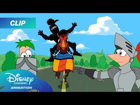 Candace is The Ghost Of The Black Knight?! 😱🗡️ | Phineas and Ferb Throwback | Disney Channel