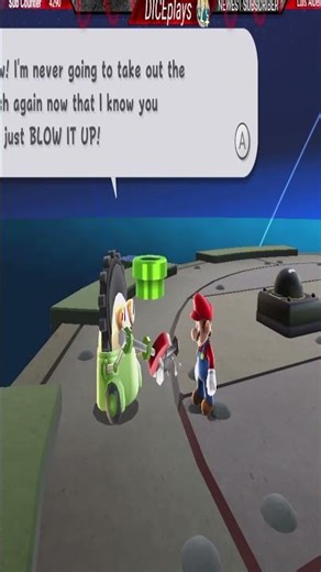 Super Mario Galaxy Dreadnought's Garbage Dump!