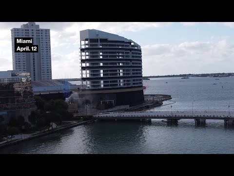 WATCH: Miami's Mandarin Oriental Hotel Is Demolished in Implosion