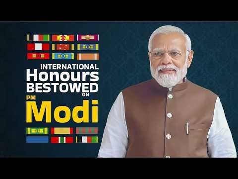 International Honours Bestowed on PM Narendra Modi | Sweden Honours PM Modi | Commander Grand Cross