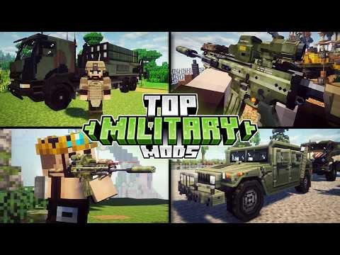 Top 20 NEW Minecraft Military Mods in 2026!