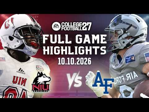 🔴LIVE🔴NIU Huskies Vs Air Force Falcons Full Game Highlights Oct 10, 2026 NCAA COLLEGE FOOTBALL 27