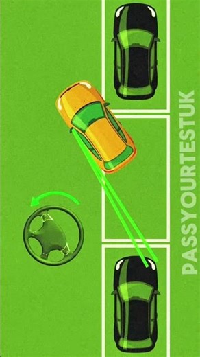 Parallel Parking Made Easy in 3 Easy Steps #drivingskills #drivingtest #passyourtestuk #ukdriving
