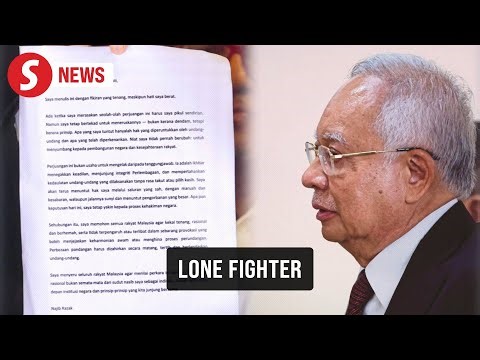 1MDB verdict: Najib admits to feeling 'alone' in struggle for freedom
