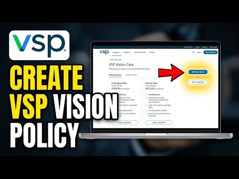 How to create a vision insurance policy with VSP - Easy Tutorial