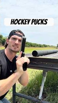 How Many Hockey Pucks Does it Take to Stop a Bullet?