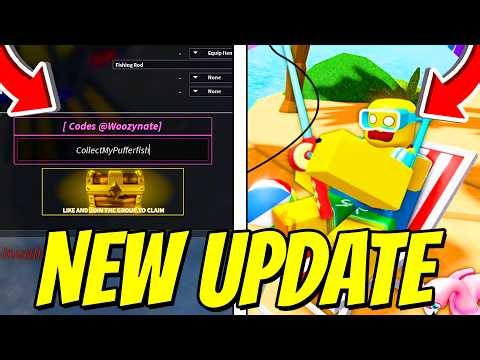 FULL GUIDE TO THE NEW UPDATE In Fisch! (NEW CODES, HALIBUT HARPOON, DR MONTY QUEST & MORE) Roblox