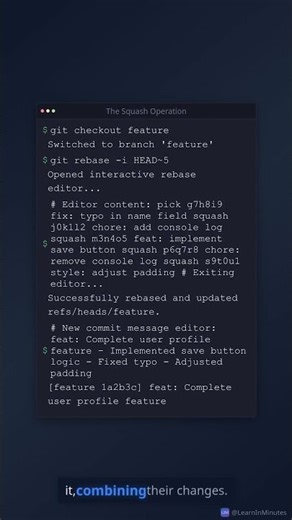 Squash commits (why teams do it)