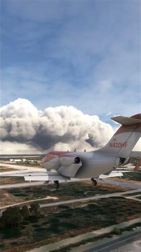 @Dalton-Flightsimclips | LGSA Chania, bumpy landing with a SSW tailwind RWY 11 L, Honda Jet HA-420