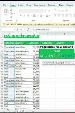 Sirf 1 Formula = Multiple Condition Count ✔ COUNTIFS