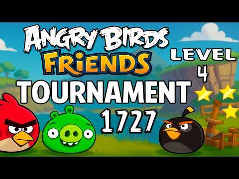 Angry Birds Friends Level 4 Tournament 1727 - MAX SCORE Strategy (02.04.2026) Power-Ups