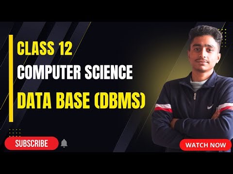 CLASS 12 COMPUTER SCIENCE DATA BASE MANAGEMENT SYSTEM(DBMS) #elopeeth #computerscience
