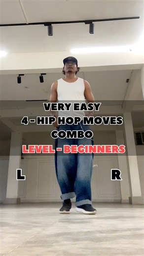 Very easy 4 Hip hop moves combo for beginners #fbreels #jddancetutorial #hiphopdance #ONELOVECHALLENGE #dance | Jd Dance Tutorial