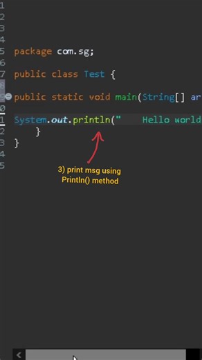 Java Hello World program in eclipse | Java for beginners #java #javabasics #sgtutorials