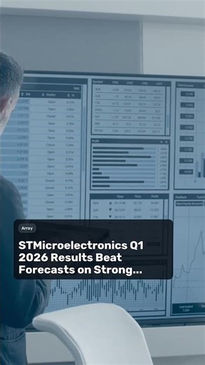 STMicroelectronics Q1 2026 Results Beat Forecasts on Strong Booking
