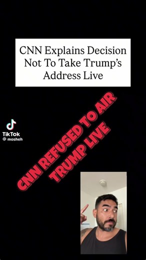 CNN decided not to carry President Trump’s address live on television because the network said it needed time to review his statements, examine the newly declassified documents and consult experts before presenting them to viewers. That is the part I have a problem with. Fact-check him. Challenge him. Put experts on immediately afterward and tear every questionable claim apart—but let the American people hear the sitting president speak for themselves first. A news network should provide context