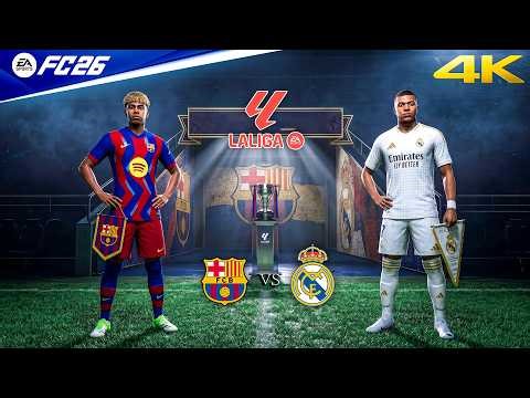 FC 26 - Barcelona vs. Real Madrid - La Liga 25/26 Full Match | PS5™ Pro [4K60]