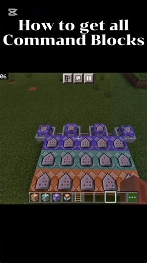 How to get all types of Command Blocks in Minecraft #minecraftcommands