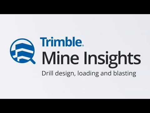 Trimble Mine Insights Tutorial Creating Drill Design, Loading and Blasting