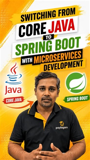Core Java to Spring Boot with Microservices | Weekend Batch for IT Professionals | Payilagam