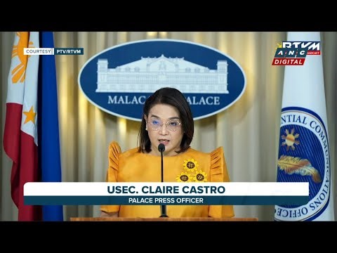 WATCH: Palace Press Officer Claire Castro answers questions from the press | ANC