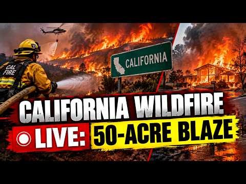 LIVE | Los Angeles Wildfire Scare! Fires Erupt in Azusa, Malibu and Sun Valley | California Wildfire