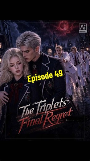 The Triplets Final Regret EP 49 Elisa, a half-human, half-vampire girl, believes the Lockhart triplets are the only people in the world she can truly trust. She wants to become human for them—and spend forever with one of them. But everything changes when Amber, the maid’s daughter, appears. Again and again, Elisa is abandoned, humiliated, and stripped of her dignity. All for Amber. Finally, she decides to let go and accept her fate: leaving day school behind, transferring to night school, and b