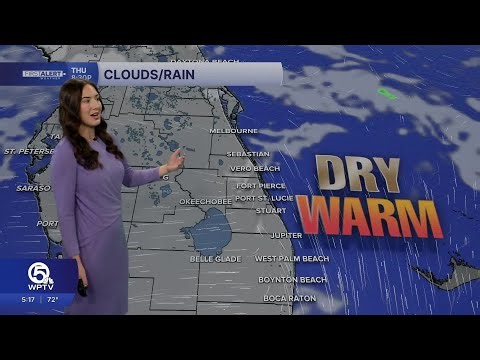 WPTV First Alert Weather Forecast for morning of Thursday, April 30, 2026