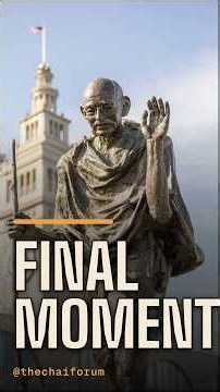 Gandhi's Final Moments - January 30, 1948