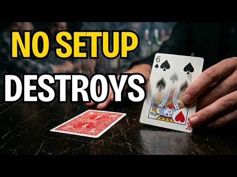 This NO SETUP Bar Card Trick DESTROYS Everyone And It's EASY to Learn!